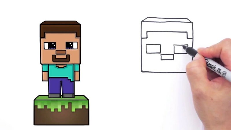 По клеточкам minecraft легкие