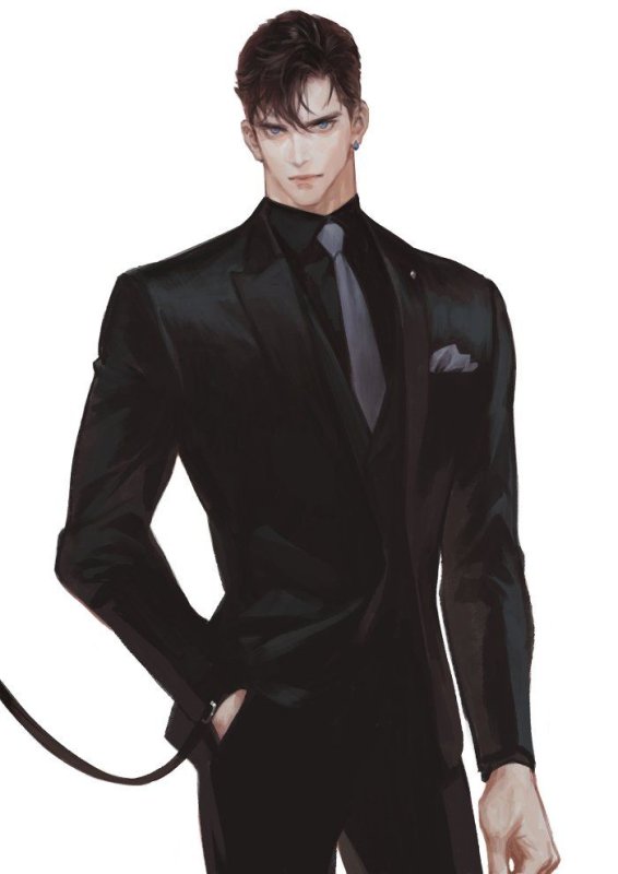 Мужчина в деловом костюме арт