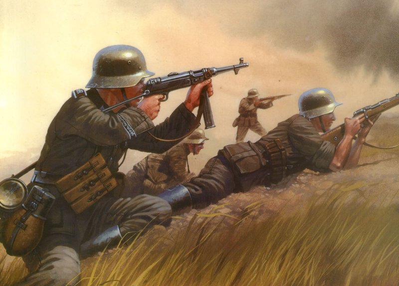 Солдат ww2 арт Вермахт Германия