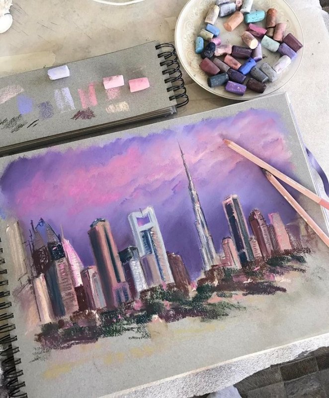 Эстетика рисования пастелью