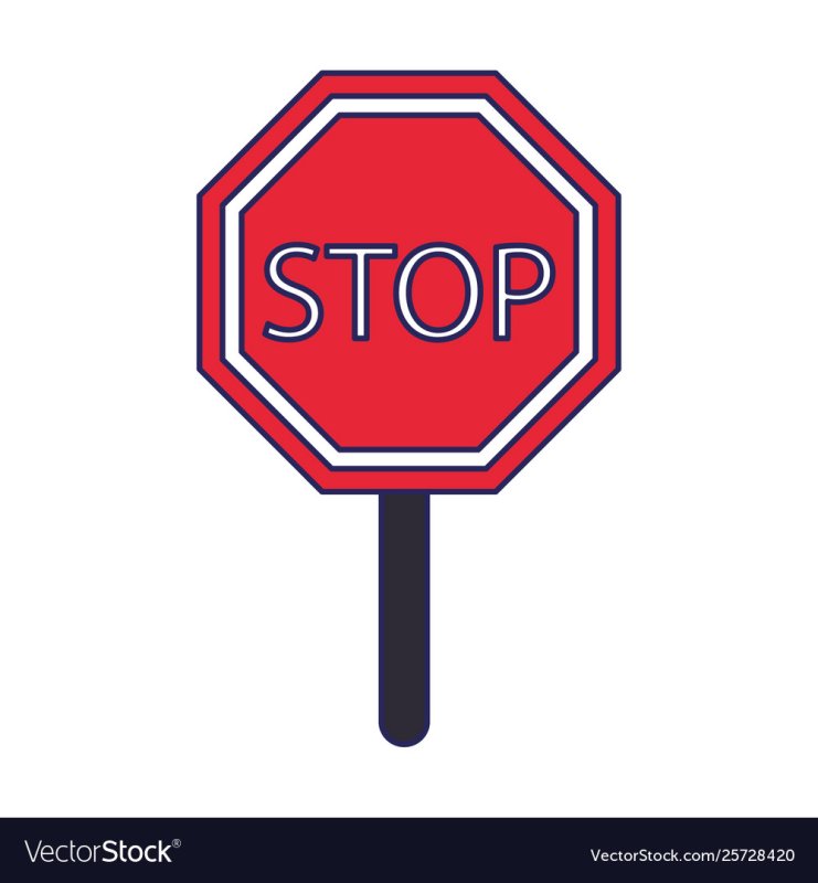 Дорожный знак stop