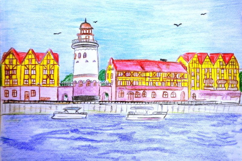 Калининградская область рисунок