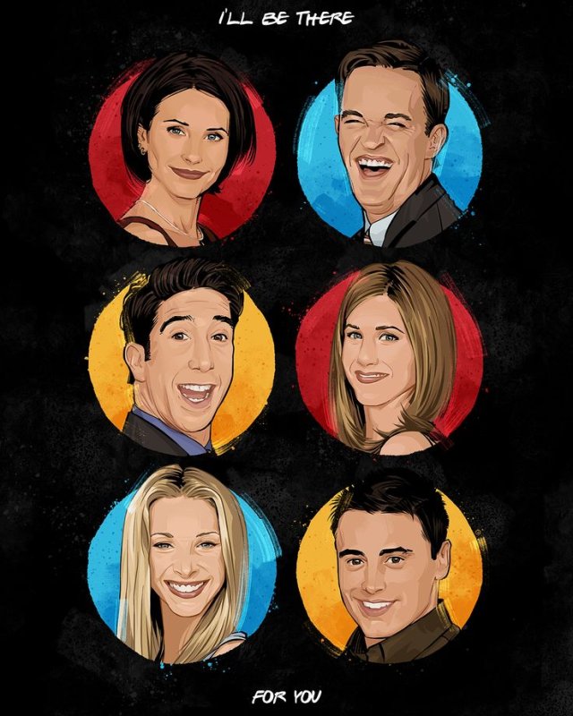 Сериал друзья арт