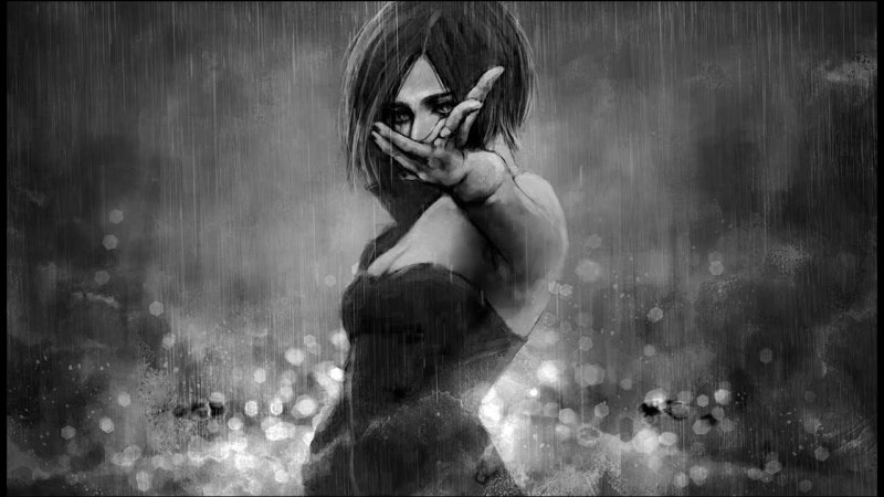 Девушка брюнетка арт