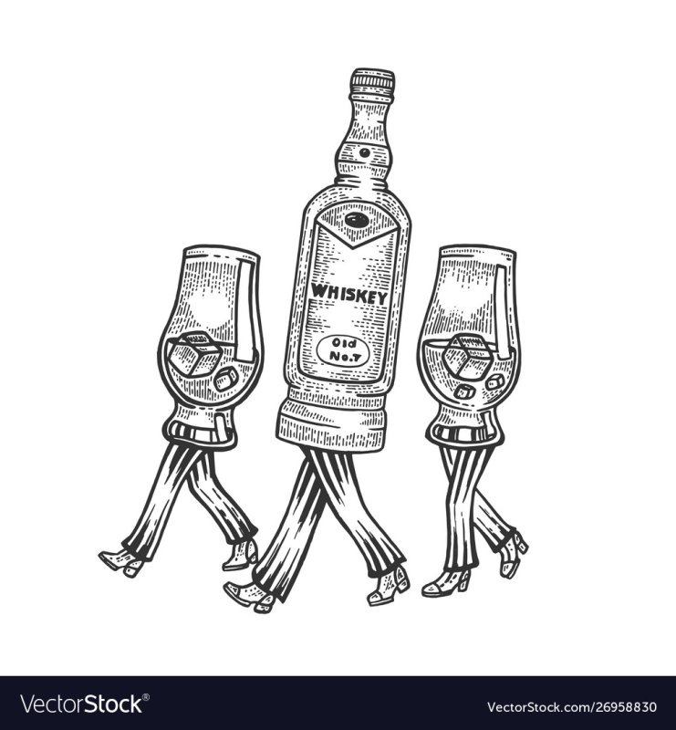 Алкоголь рисунок