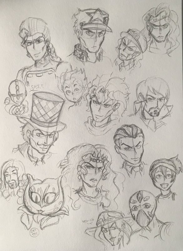 Стиль рисовки Джоджо