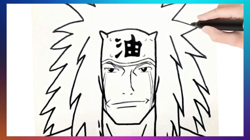 Джирайя раскраска