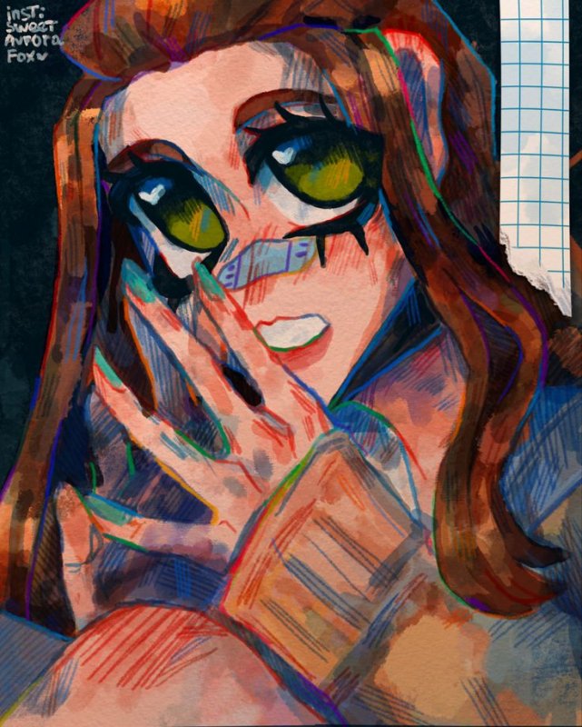 Sweetavrorafox рисунки