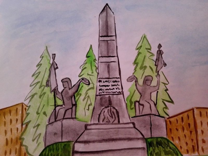 Памятник рисунок