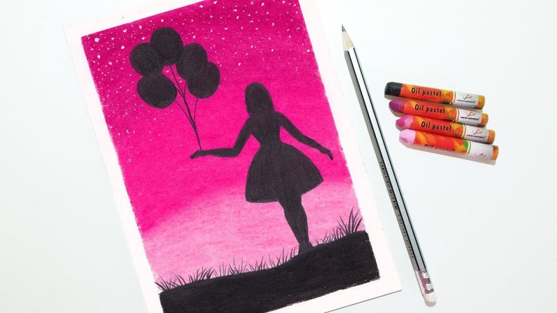 Рисунки красками для начинающих
