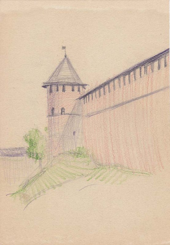 Коломна Кремлевская стена