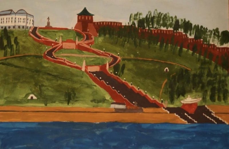 Чкаловская лестница Нижний Новгород