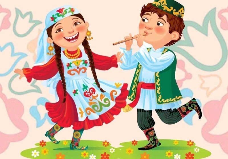 Татарский фольклор рисунок