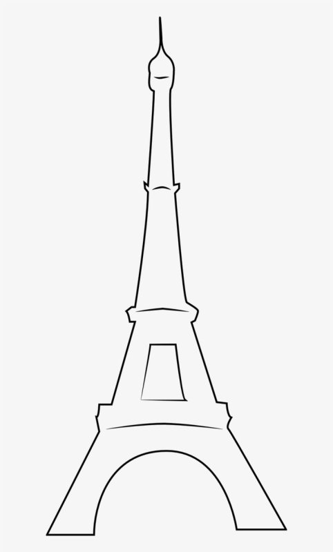 Эйфелева башня рисунок карандашом