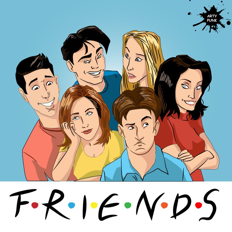 Друзья сериал Постер