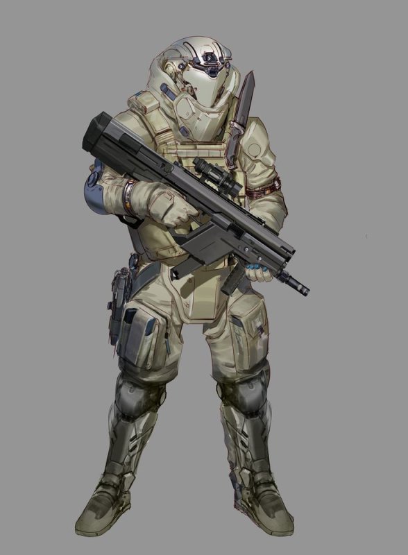 Sci Fi солдаты концепт