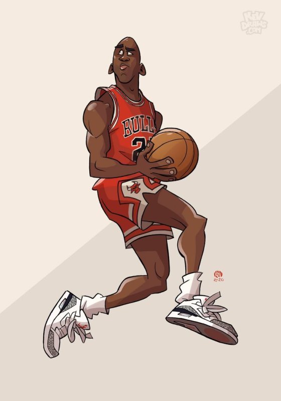 Майкл Джордан NBA Art