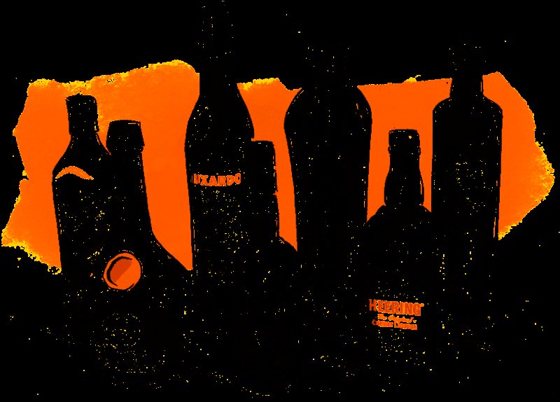 бутылка алкоголя рисунок