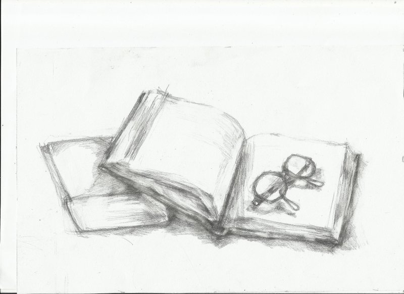 Книга карандашом