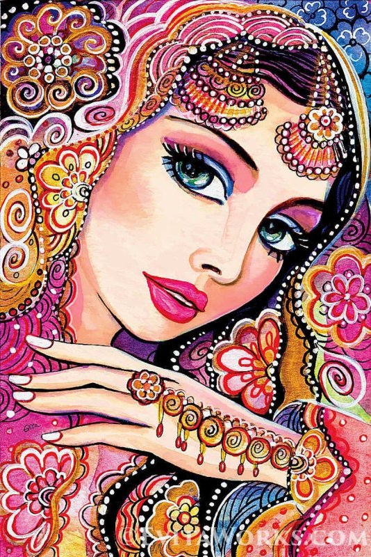 Рисунок в Восточном стиле