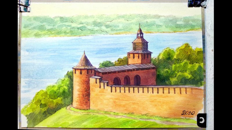 Нижний Новгород Кремль Волга