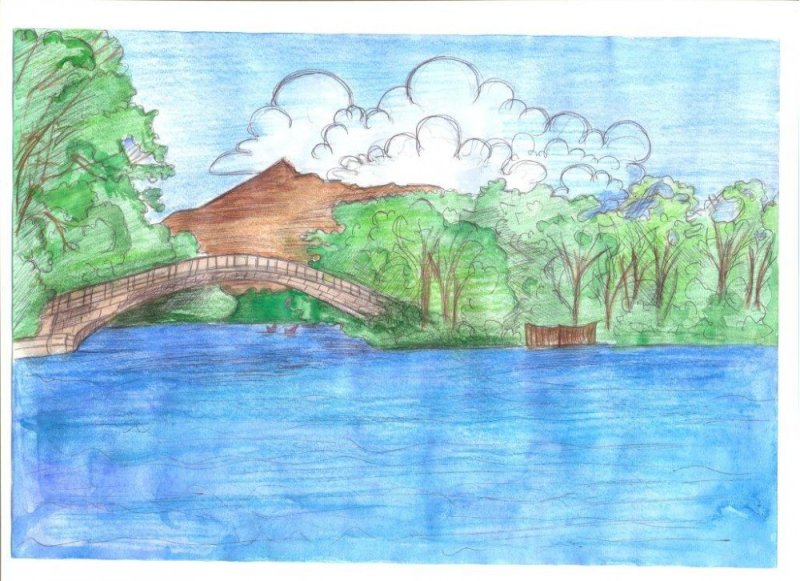 Рисунок водного объекта