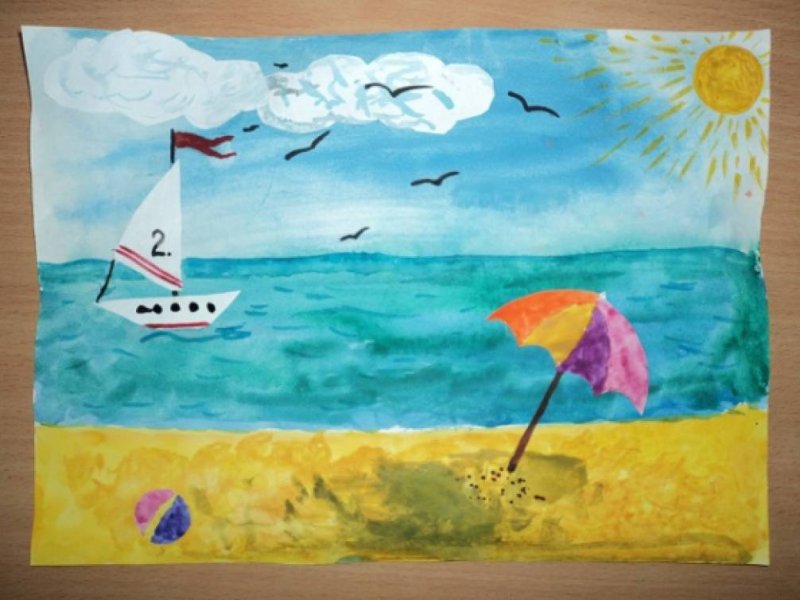 Рисунок на летнюю тему