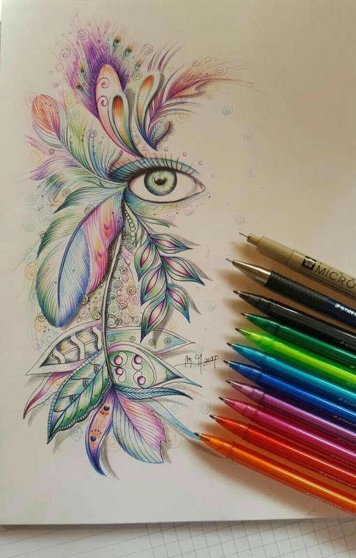 Рисунки цветные красивые