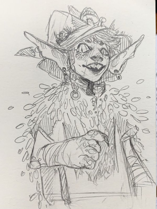 Рисунки в стиле Goblincore