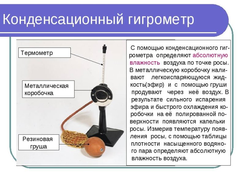 Психрометр волосяной гигрометр конденсационный гигрометр
