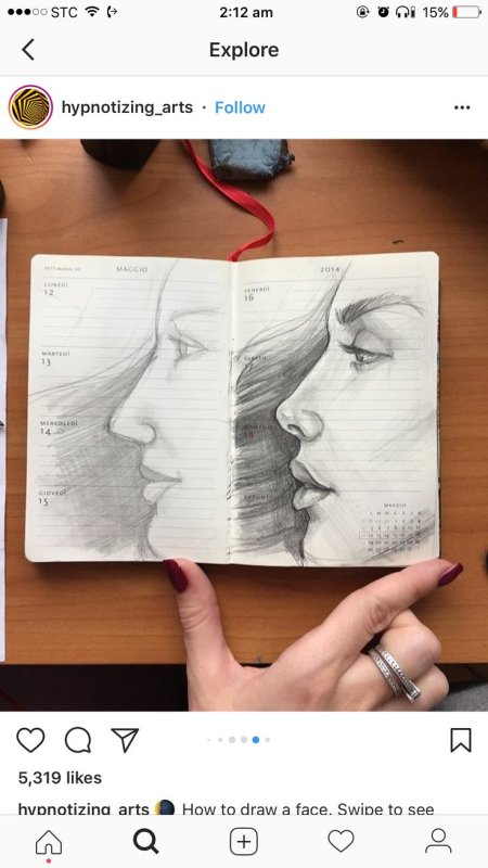 Рисунки лица для тех которые не умеют рисовать