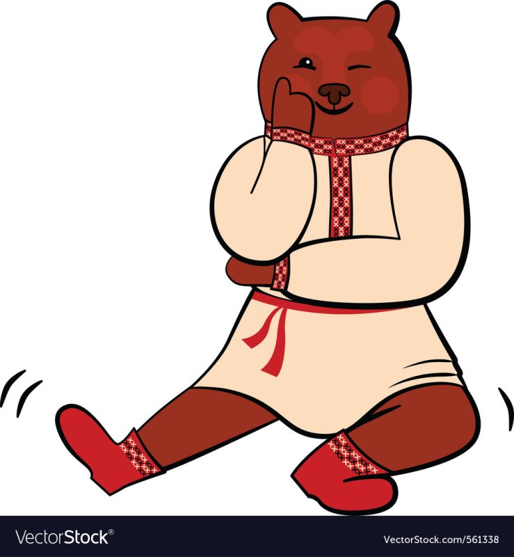 Костюм русский медведь