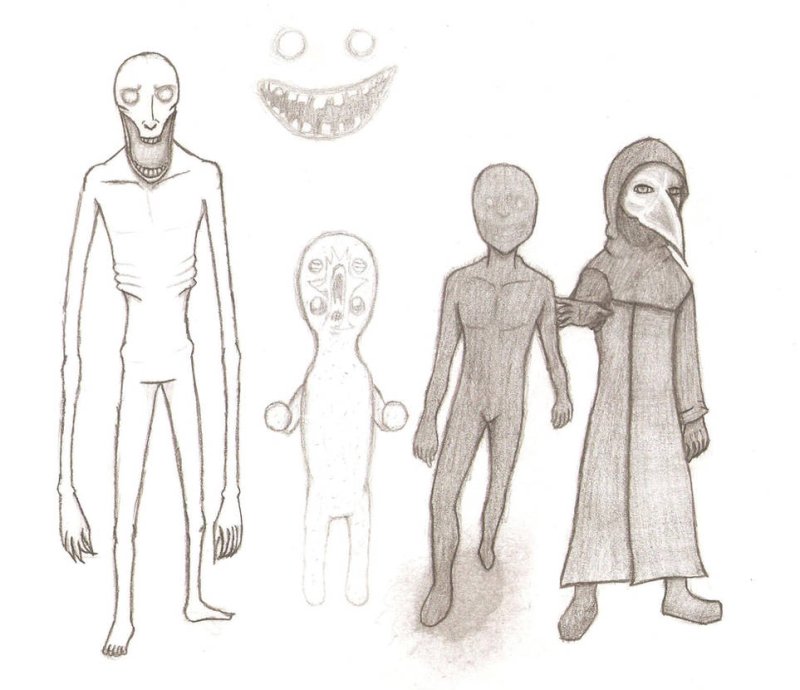 Scp карандашом легкие и красивые поэтапно