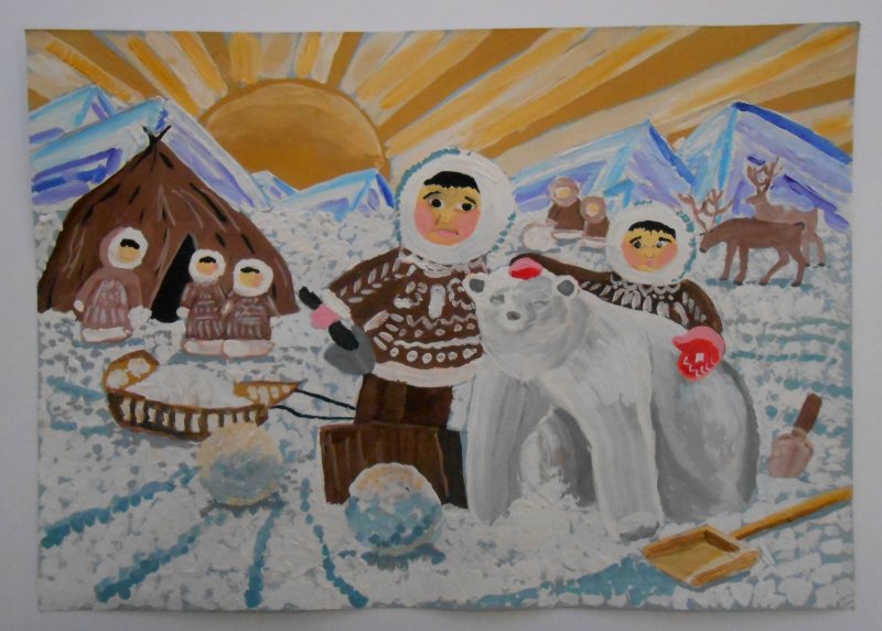 Чукотка Эскимосы живопись