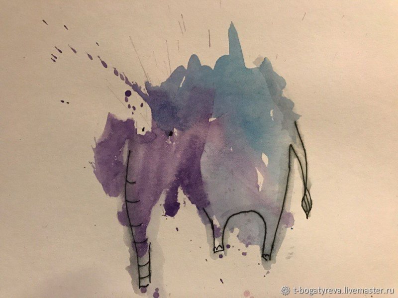 Рисование из пятна