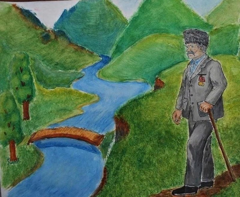 Рисунок мой Дагестан