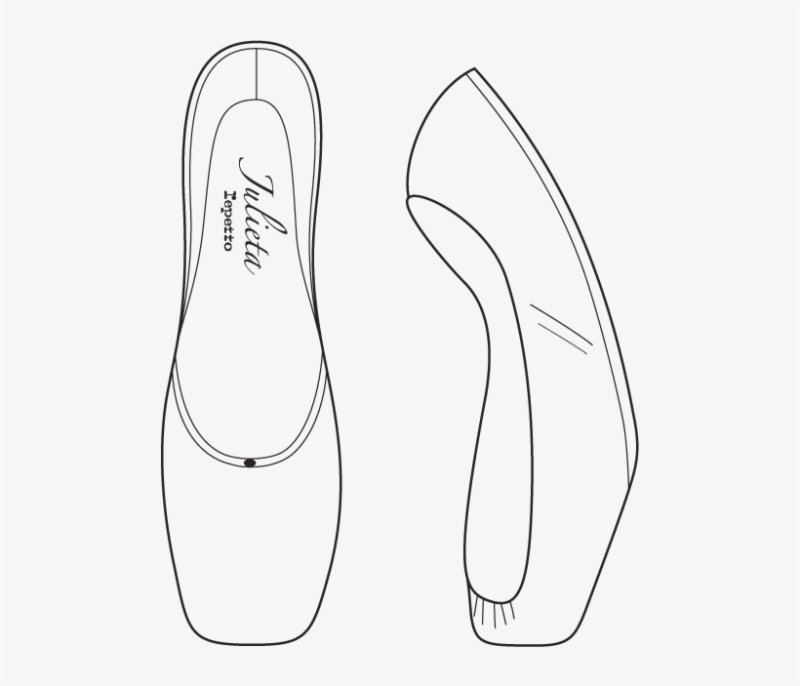 Балетки раскраска