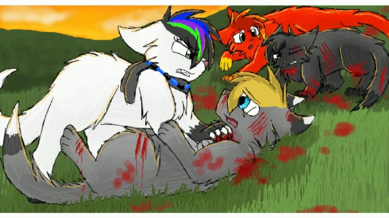 Коты Воители CASCADINGSERENITY уголёк