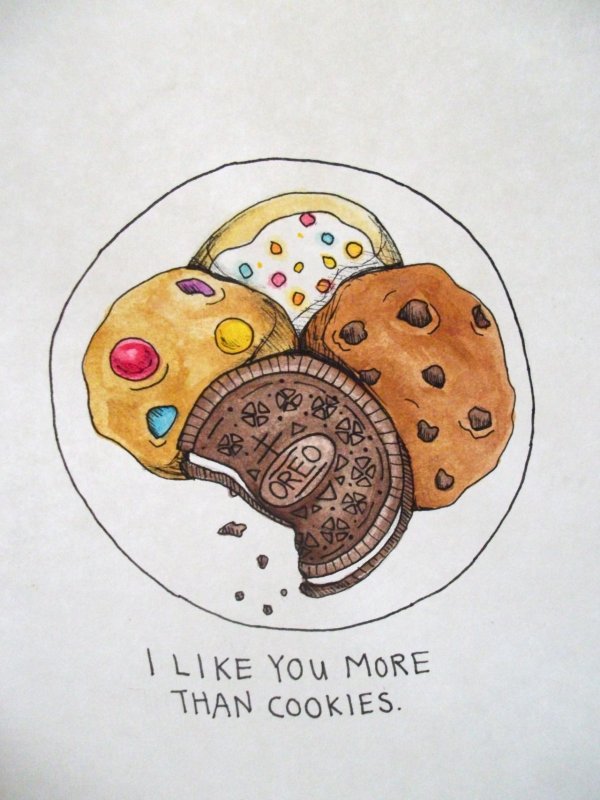 печенье иллюстрация