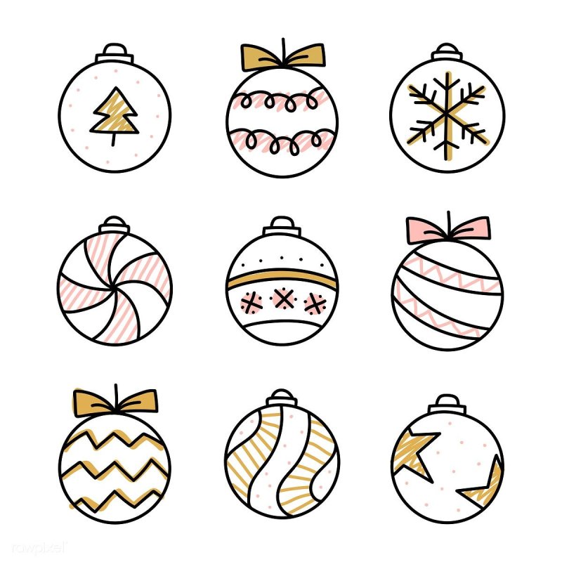 Маленькие новогодние рисуночки