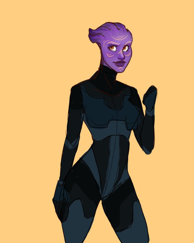 Mass Effect Азари