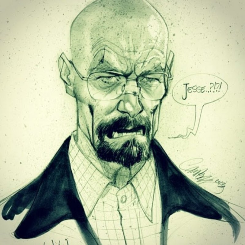 Breaking Bad Walter White Art
