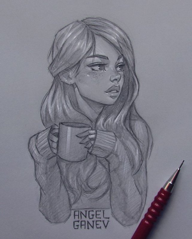 Красивые арты карандашом