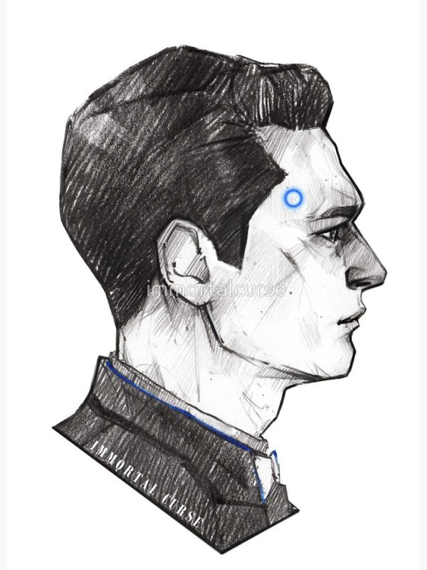 Detroit become Human Коннор арт