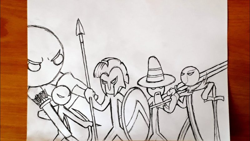 Stick War раскраска