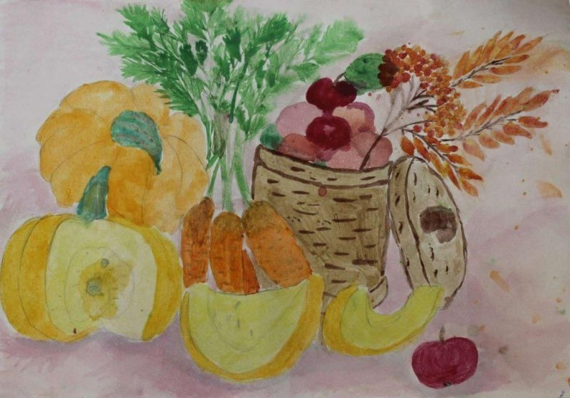 Дары осени рисунок