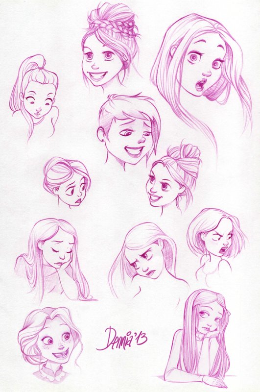 Лёгкий стиль рисования людей