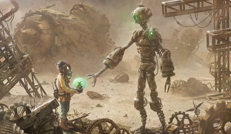 Киборг арт постапокалипсис