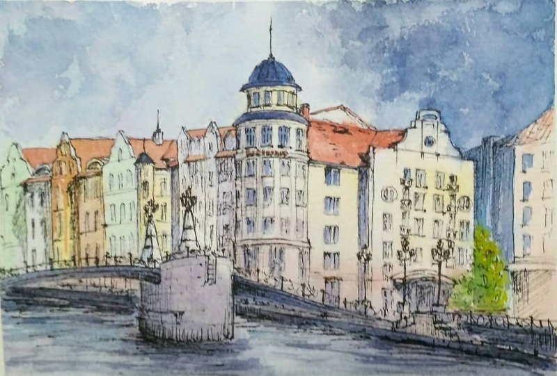 Калининград рисунок