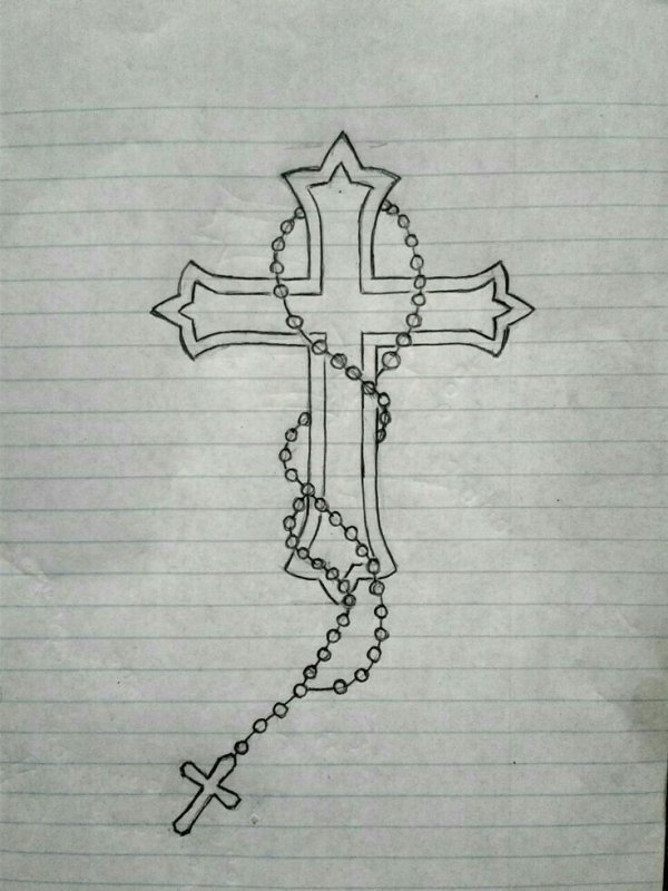 Крест эскиз